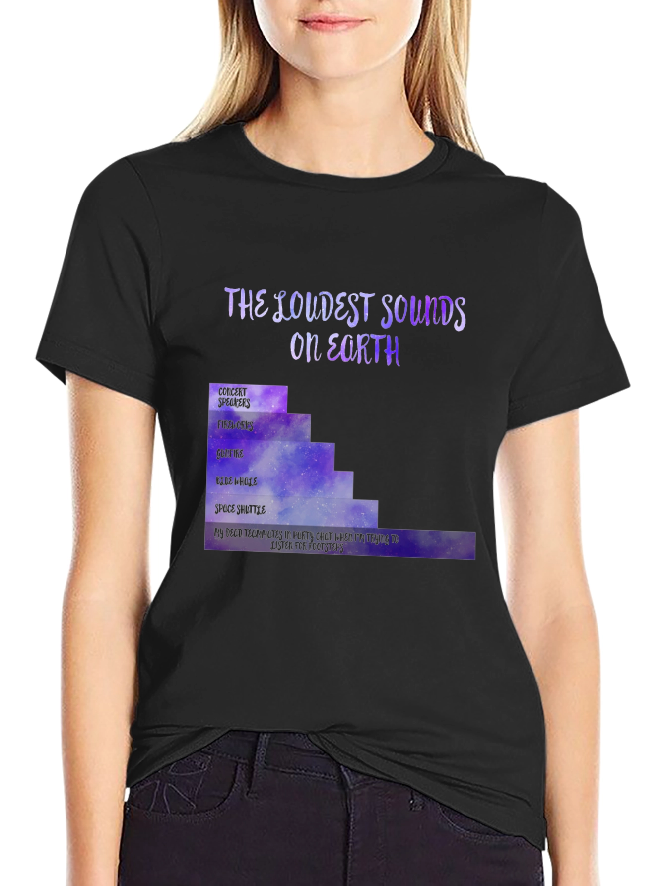 The Loudest Sounds T-Shirt Gamer Novelty Tee