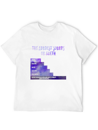 The Loudest Sounds T-Shirt Gamer Novelty Tee