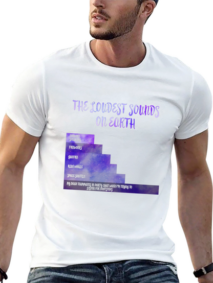 The Loudest Sounds T-Shirt Gamer Novelty Tee