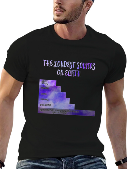 The Loudest Sounds T-Shirt Gamer Novelty Tee