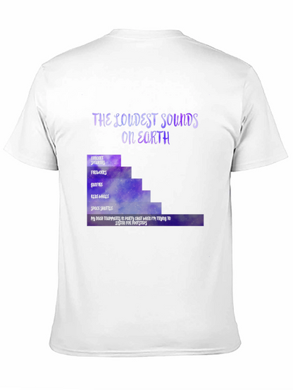 The Loudest Sounds T-Shirt Gamer Novelty Tee