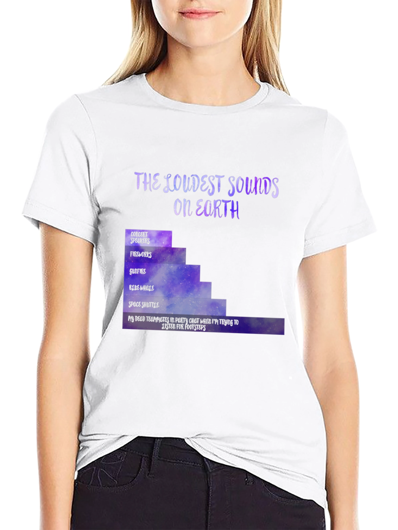 The Loudest Sounds T-Shirt Gamer Novelty Tee