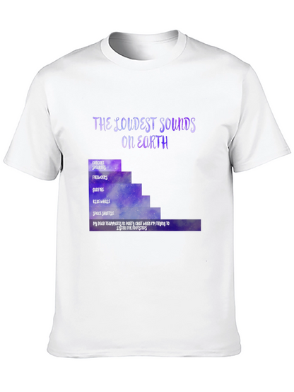The Loudest Sounds T-Shirt Gamer Novelty Tee
