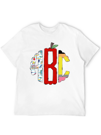 Teacher ABC Apple Graphic T-Shirt