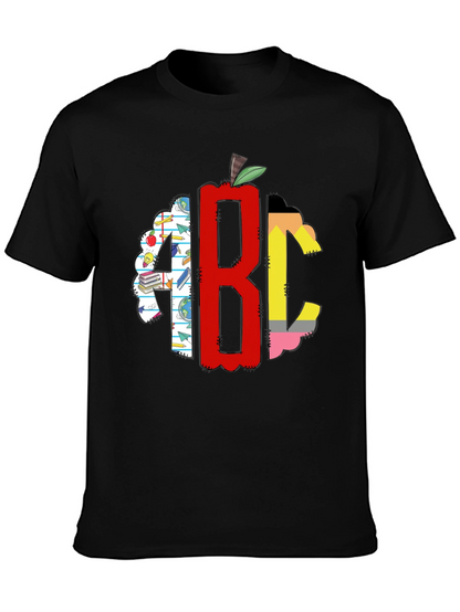Teacher ABC Apple Graphic T-Shirt