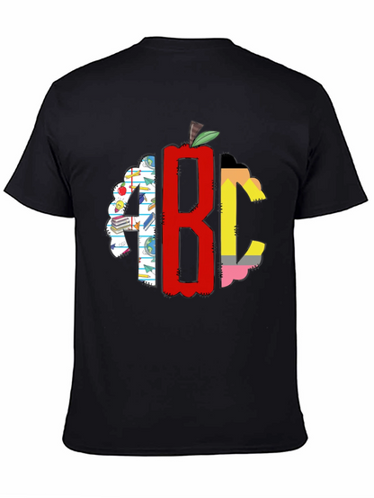 Teacher ABC Apple Graphic T-Shirt