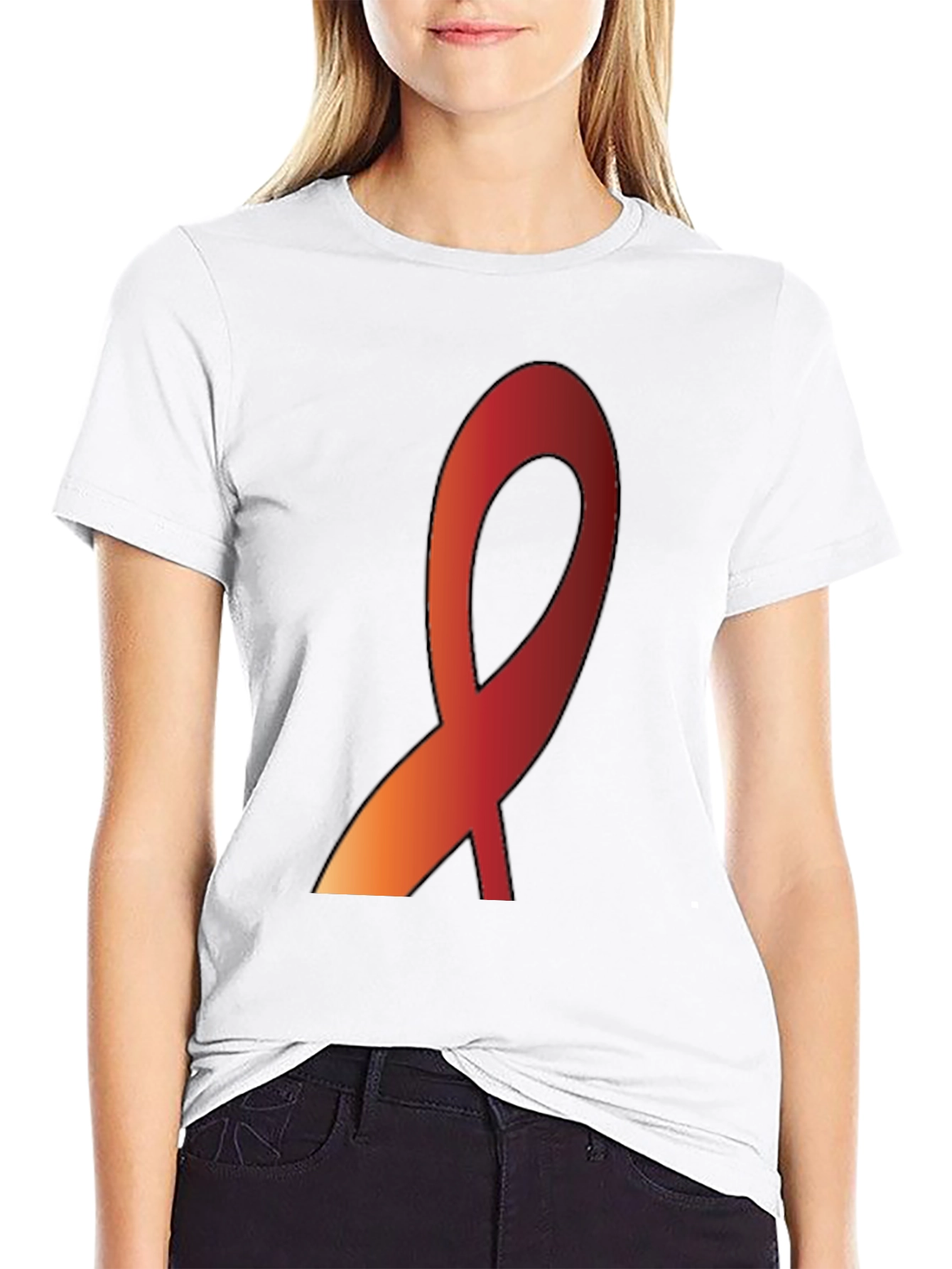 Awareness Ribbon Graphic Tee - Show Your Support