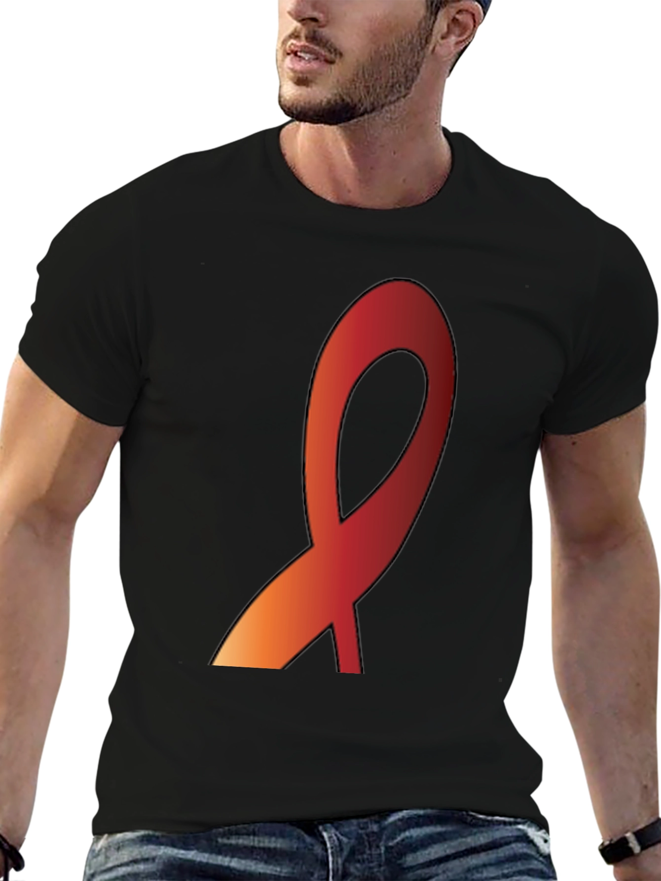 Awareness Ribbon Graphic Tee - Show Your Support
