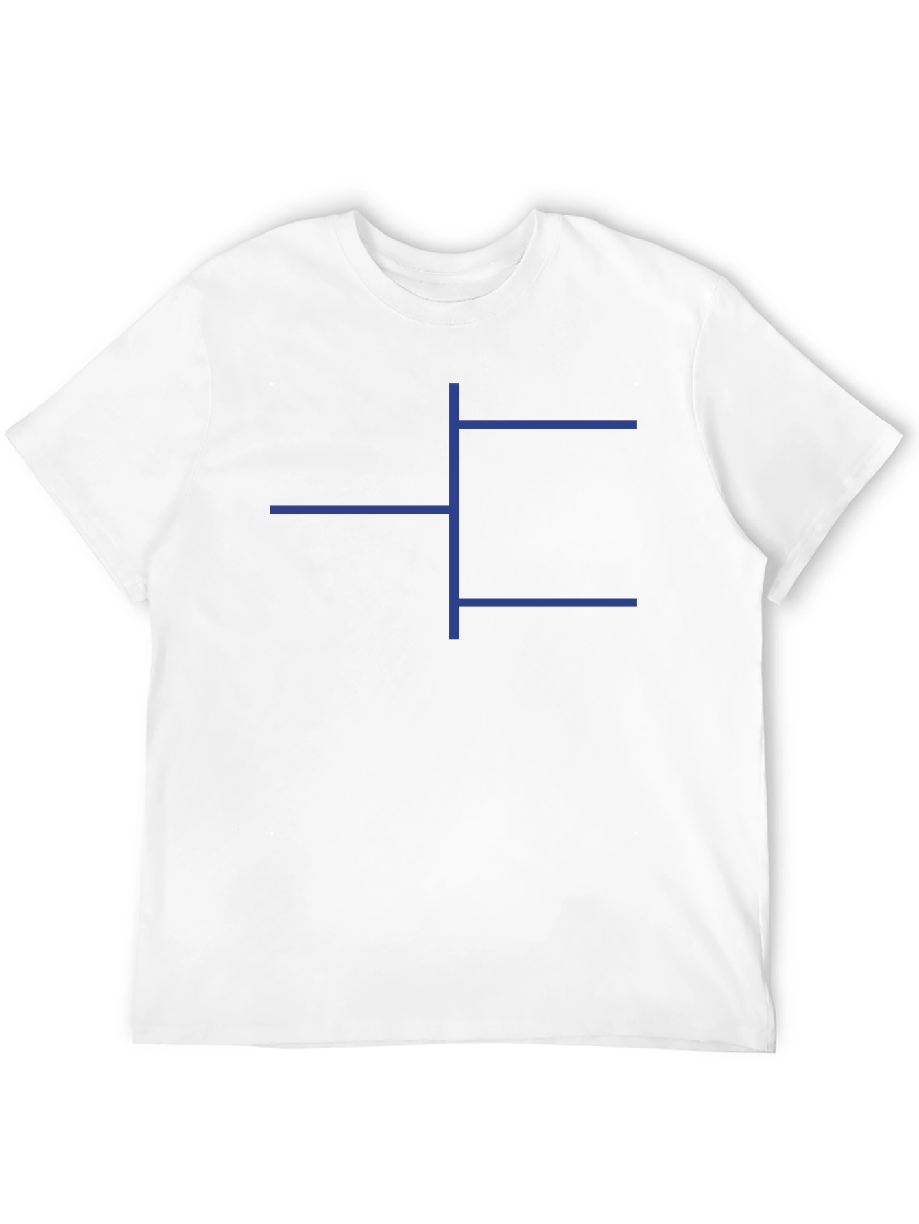 Geometric Print Black T-Shirt - Modern Casual Tee