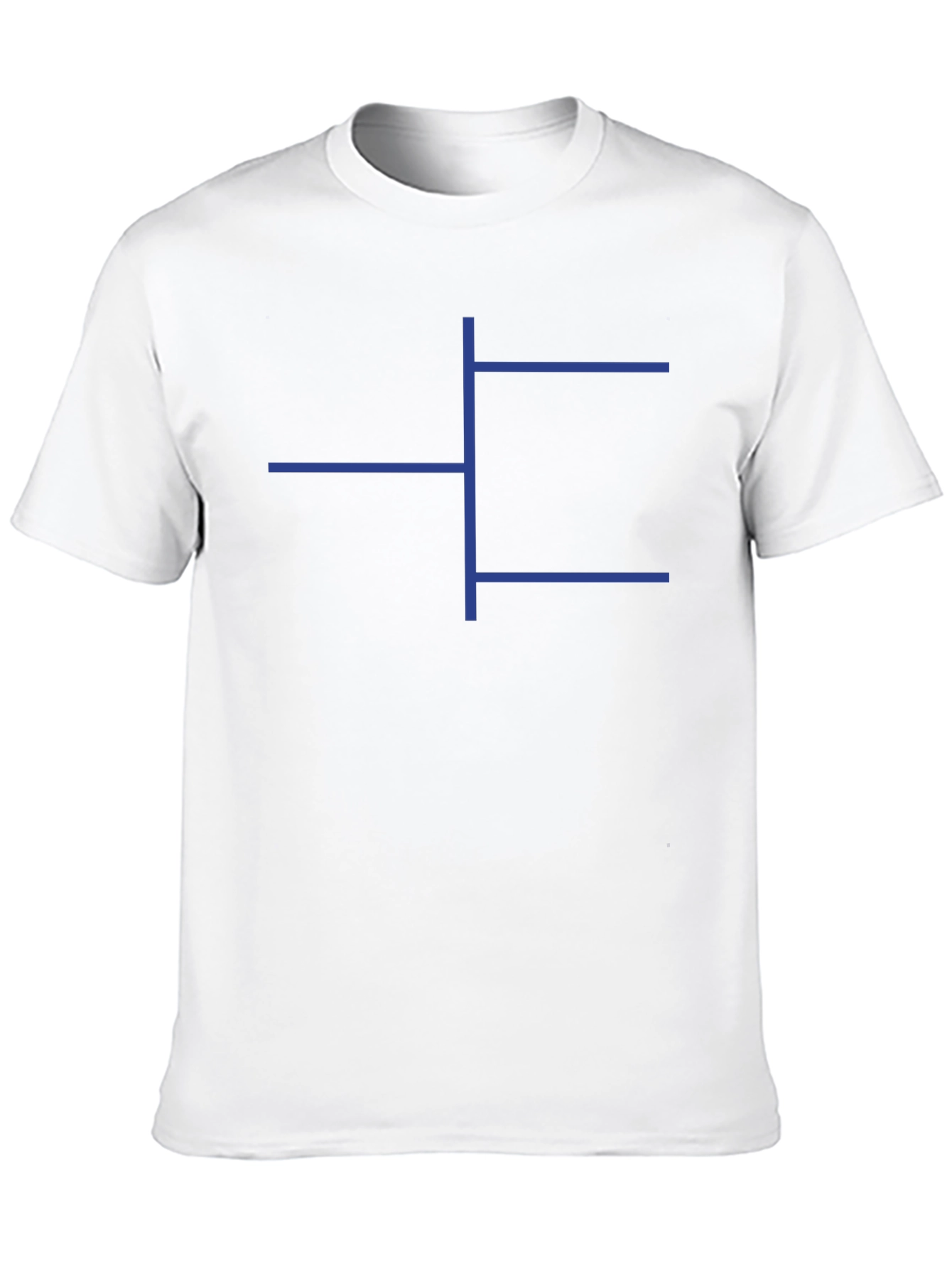 Geometric Print Black T-Shirt - Modern Casual Tee