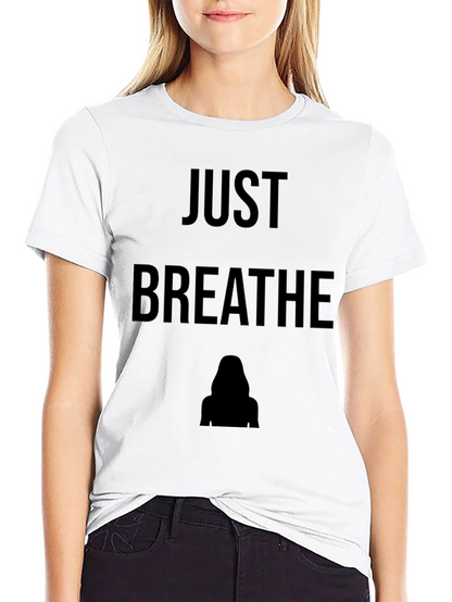 Just Breathe Graphic Tee - Mens Black T-Shirt