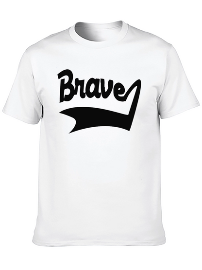 Brave Graphic Tee - Mens Dark Design