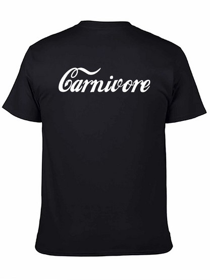 Carnivore Graphic Tee - Black Cotton T-Shirt