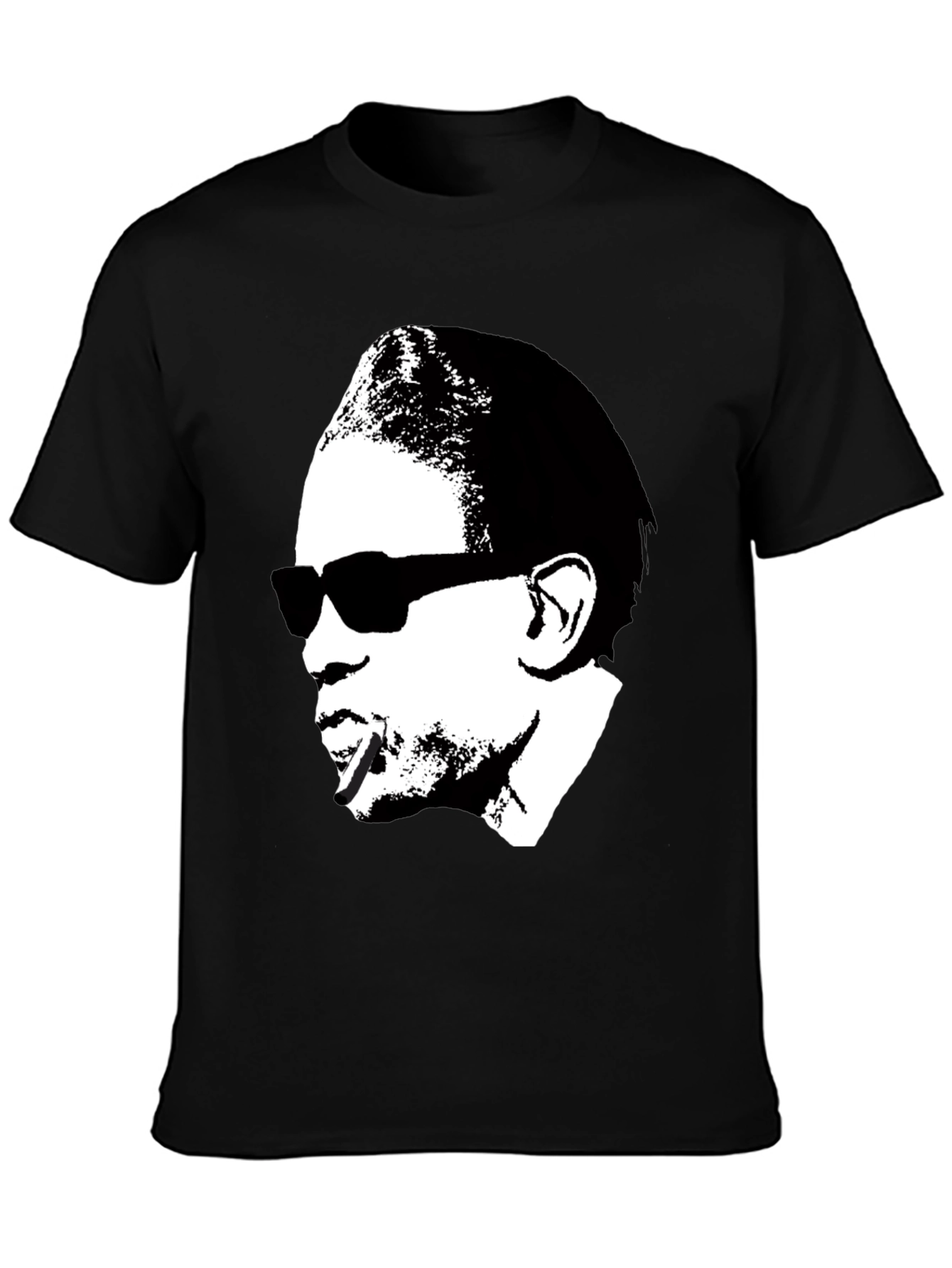 Retro Silhouette Graphic Tee - Black