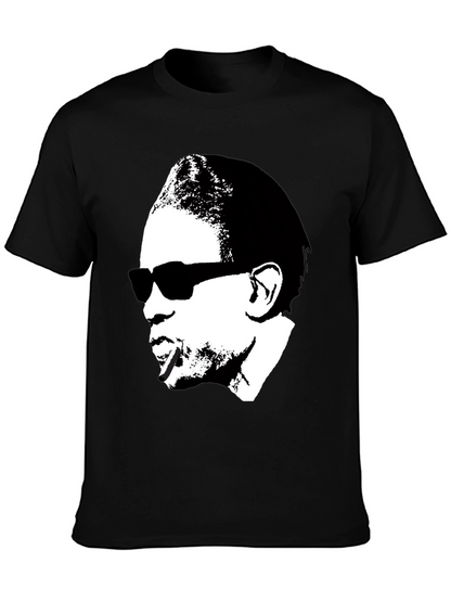 Retro Silhouette Graphic Tee - Black