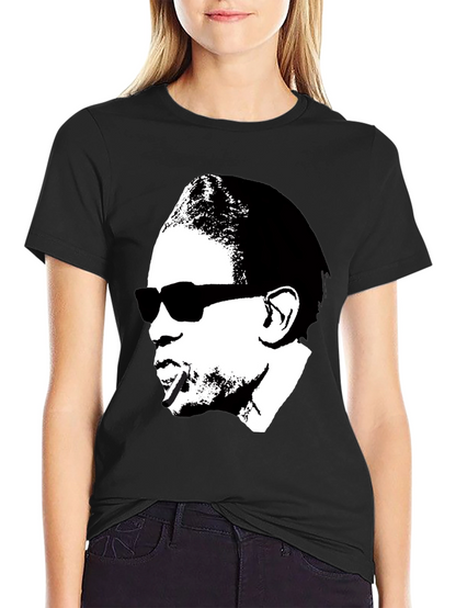 Retro Silhouette Graphic Tee - Black