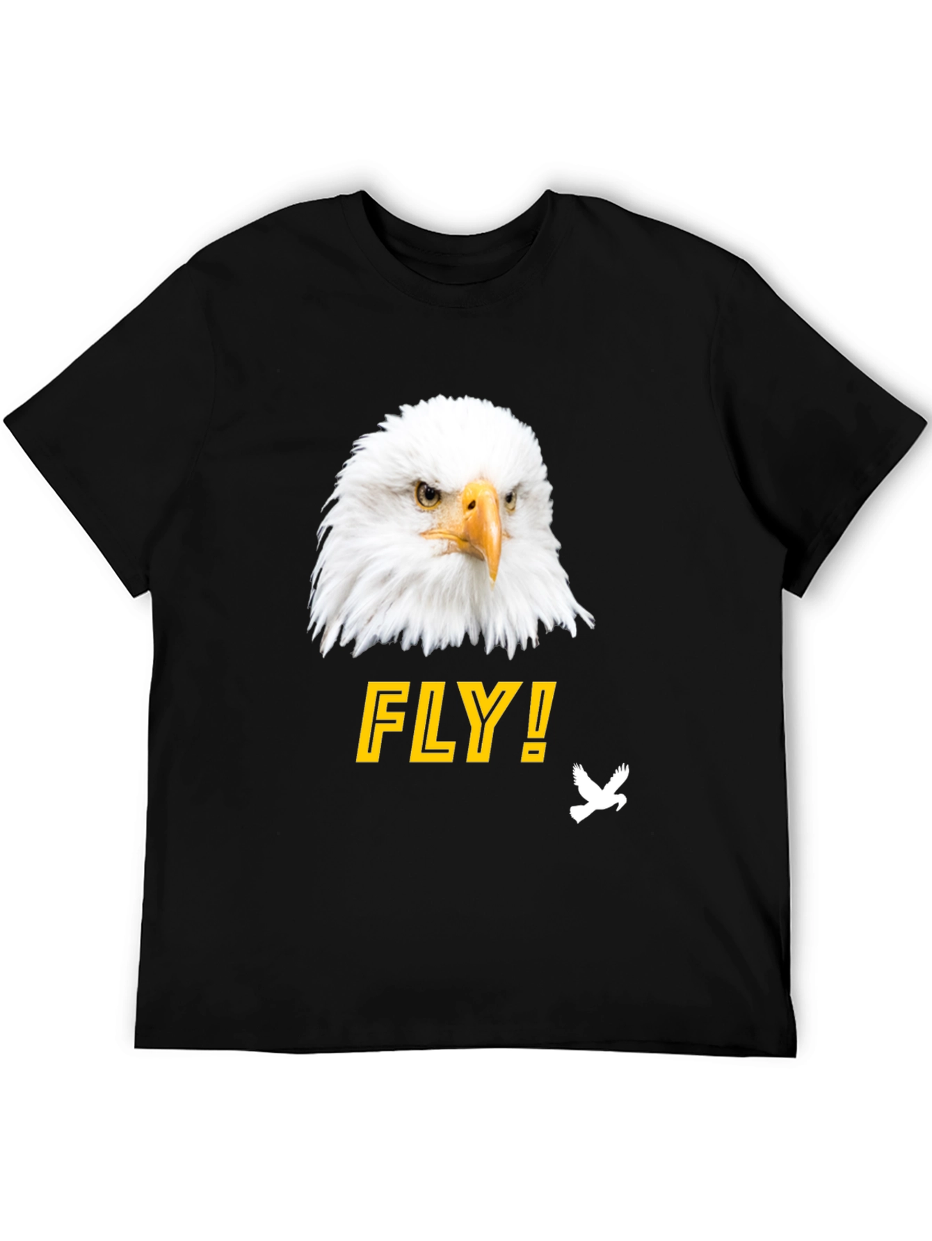 Eagle FLY! Graphic Tee - Mens Black T-Shirt