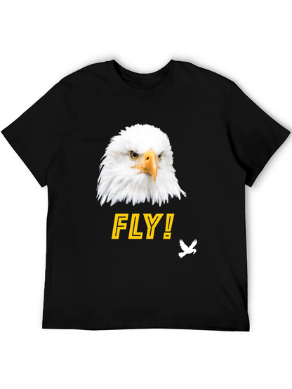 Eagle FLY! Graphic Tee - Mens Black T-Shirt
