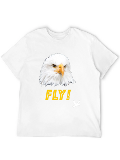 Eagle FLY! Graphic Tee - Mens Black T-Shirt