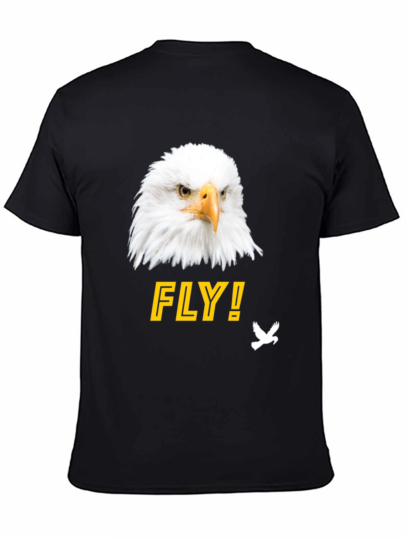 Eagle FLY! Graphic Tee - Mens Black T-Shirt