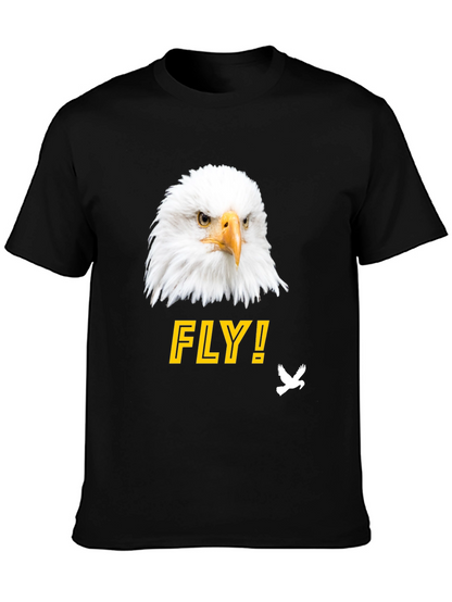 Eagle FLY! Graphic Tee - Mens Black T-Shirt