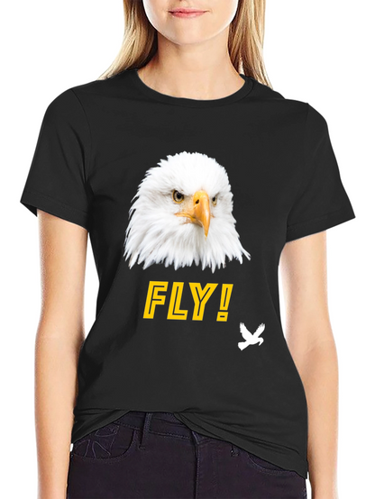 Eagle FLY! Graphic Tee - Mens Black T-Shirt