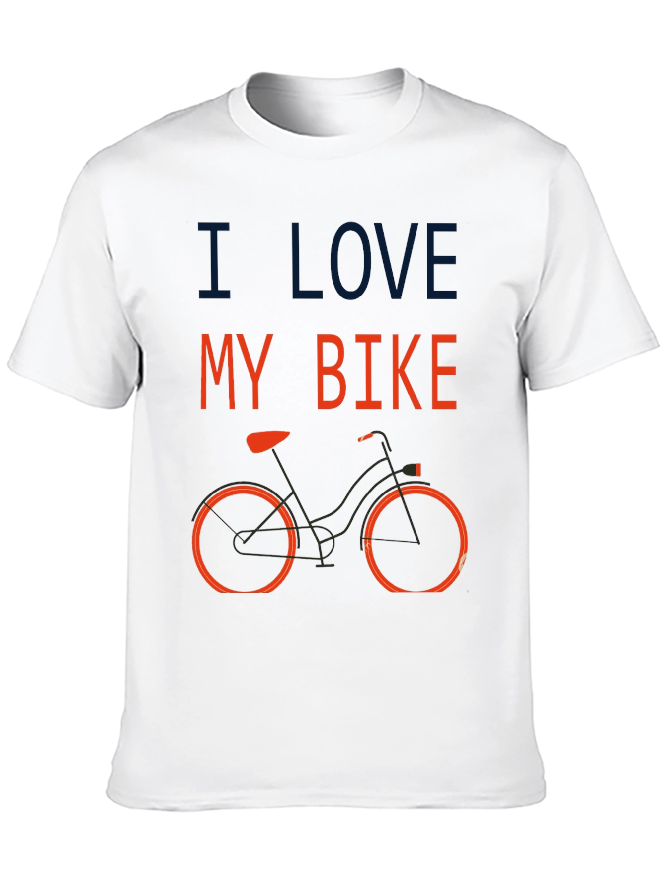 I Love My Bike Graphic T-Shirt - Black