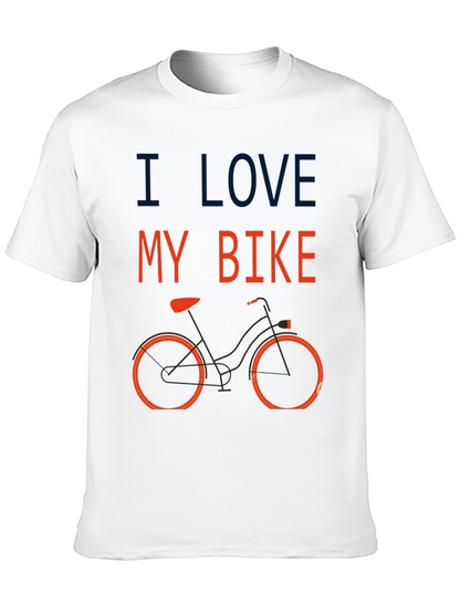 I Love My Bike Graphic T-Shirt - Black