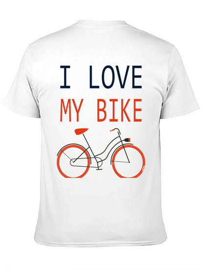 I Love My Bike Graphic T-Shirt - Black