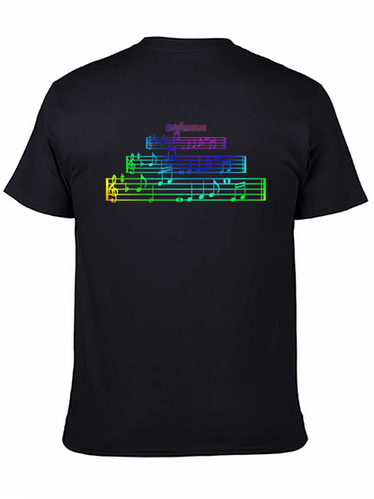 Rainbow Music Notes T-Shirt