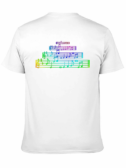 Rainbow Music Notes T-Shirt