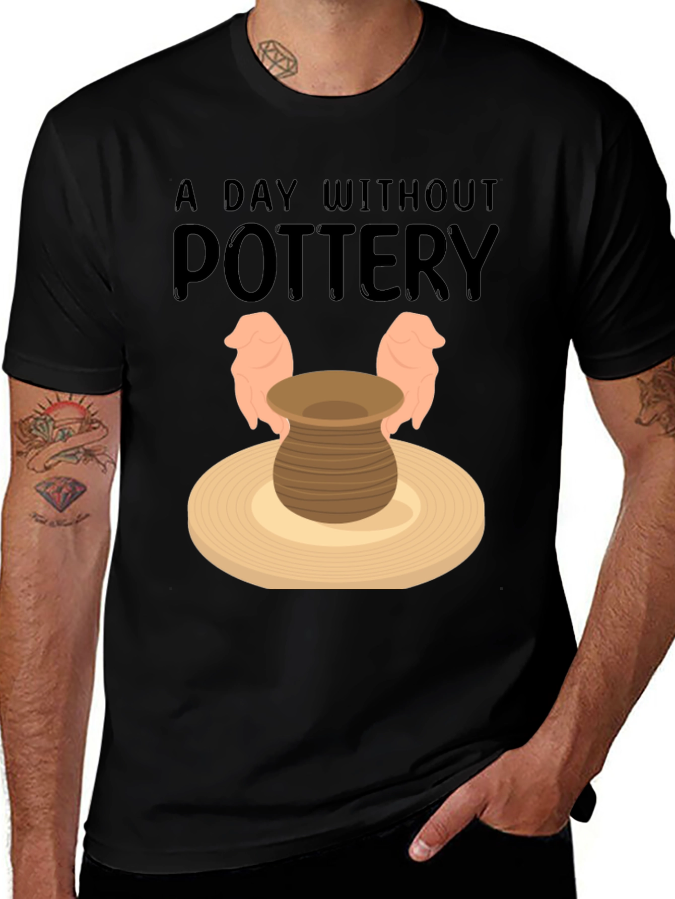 Pottery Lover T-Shirt - A Day Without Pottery