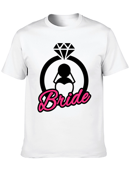 Bride T-Shirt - Diamond Ring Design