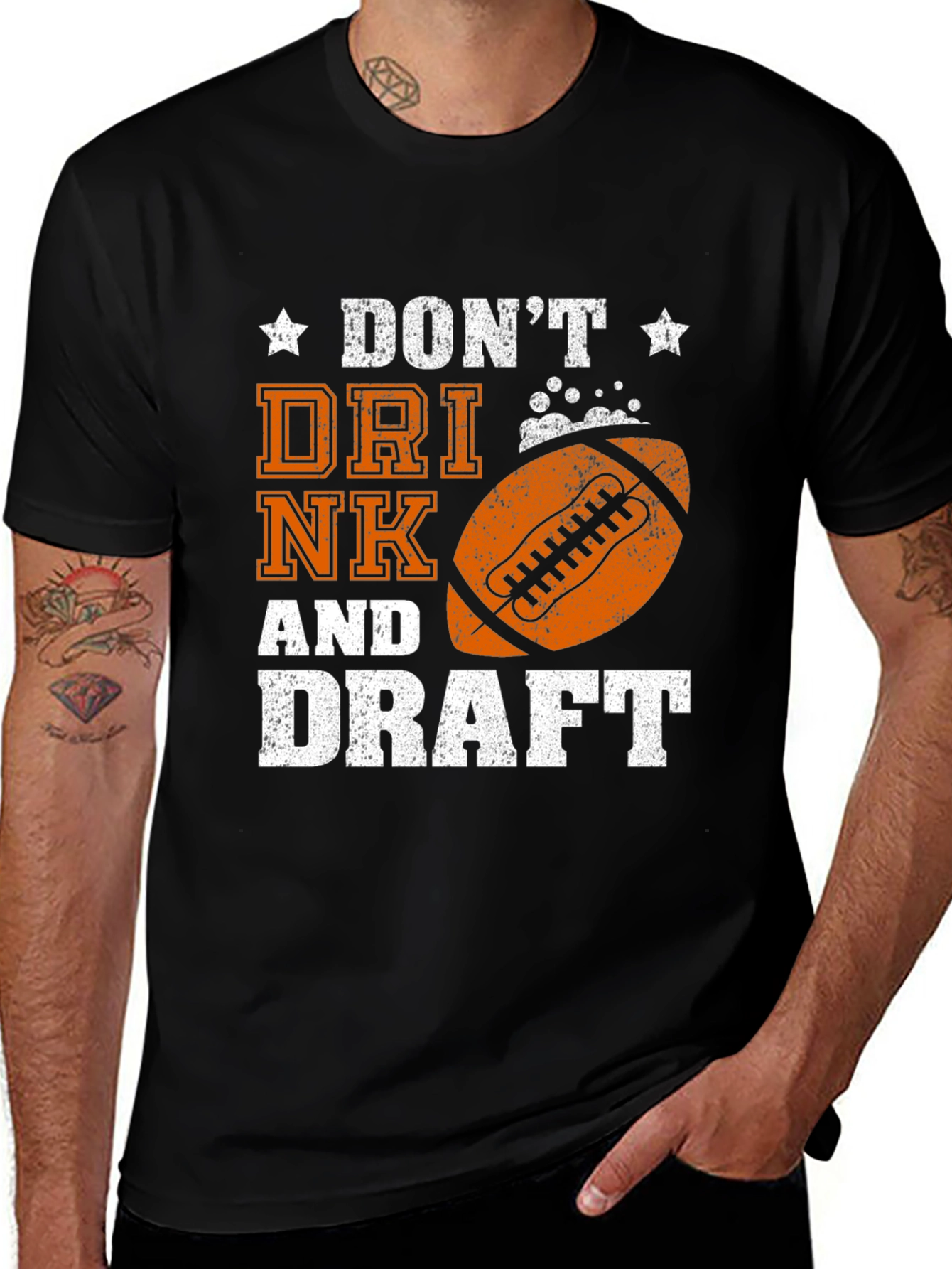 Dont Drink & Draft Graphic Tee