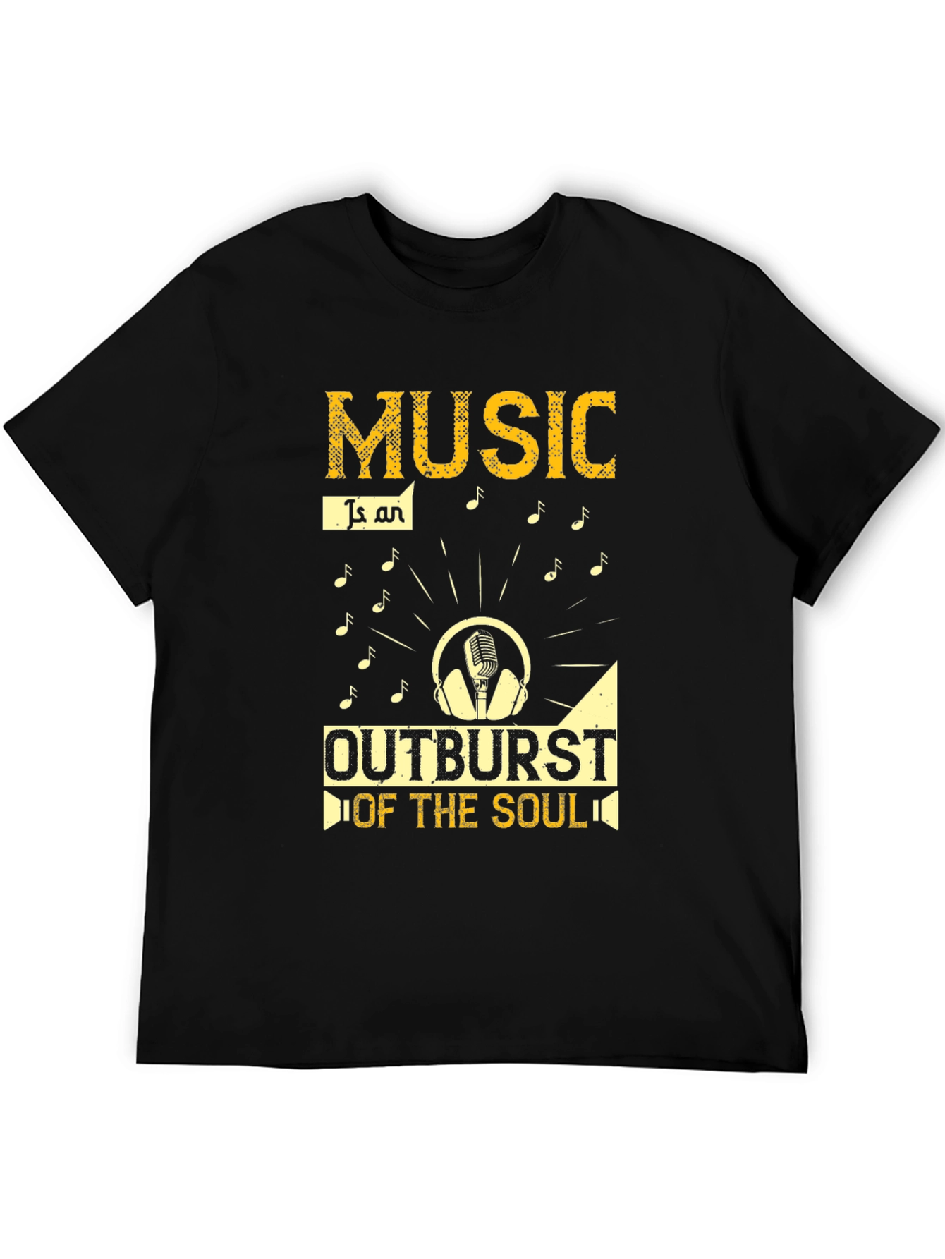 Music is an Outburst of the Soul Graphic T-Shirt