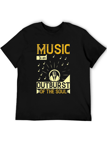 Music is an Outburst of the Soul Graphic T-Shirt