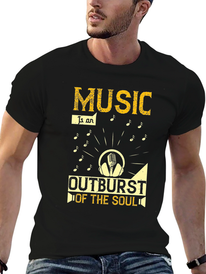 Music is an Outburst of the Soul Graphic T-Shirt