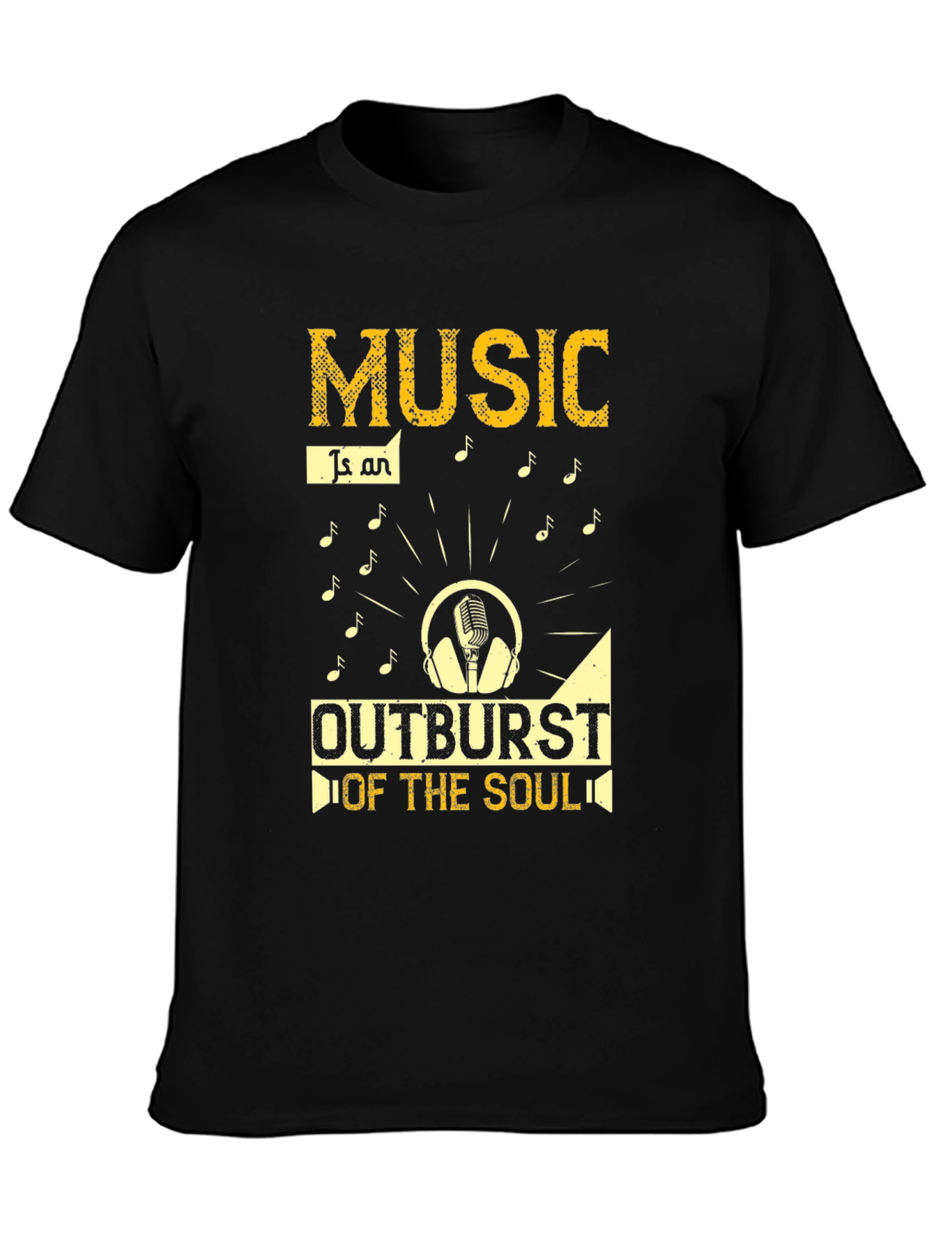 Music is an Outburst of the Soul Graphic T-Shirt
