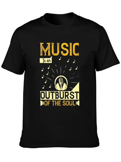 Music is an Outburst of the Soul Graphic T-Shirt