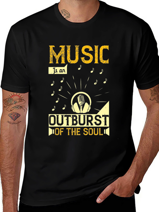 Music is an Outburst of the Soul Graphic T-Shirt