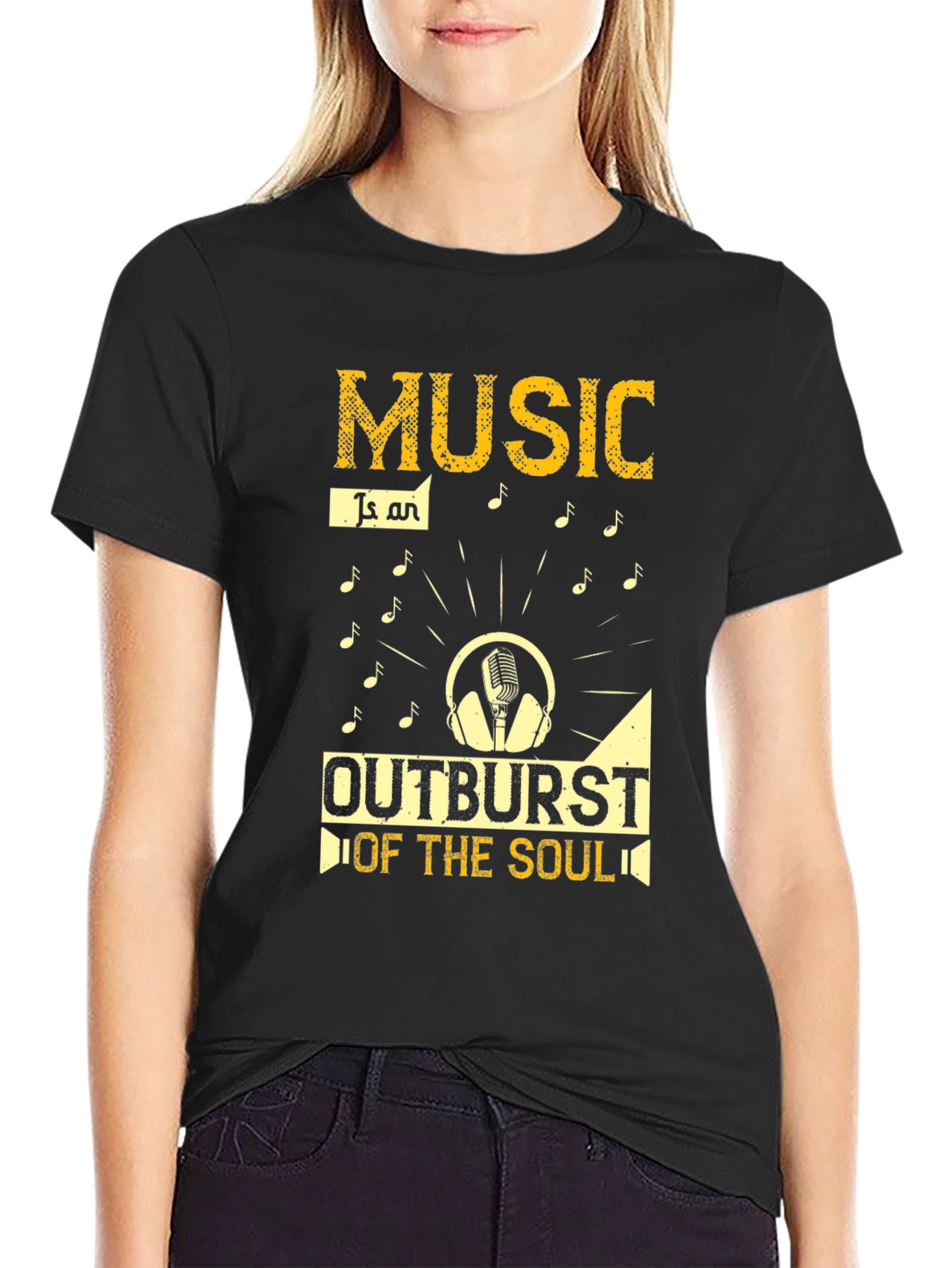 Music is an Outburst of the Soul Graphic T-Shirt