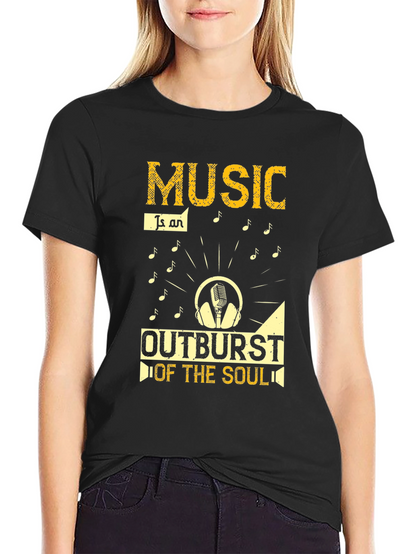 Music is an Outburst of the Soul Graphic T-Shirt