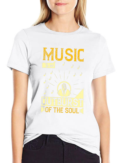 Music is an Outburst of the Soul Graphic T-Shirt