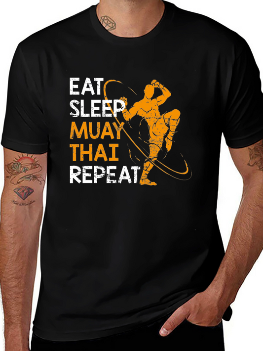 Eat Sleep Muay Thai Repeat T-Shirt