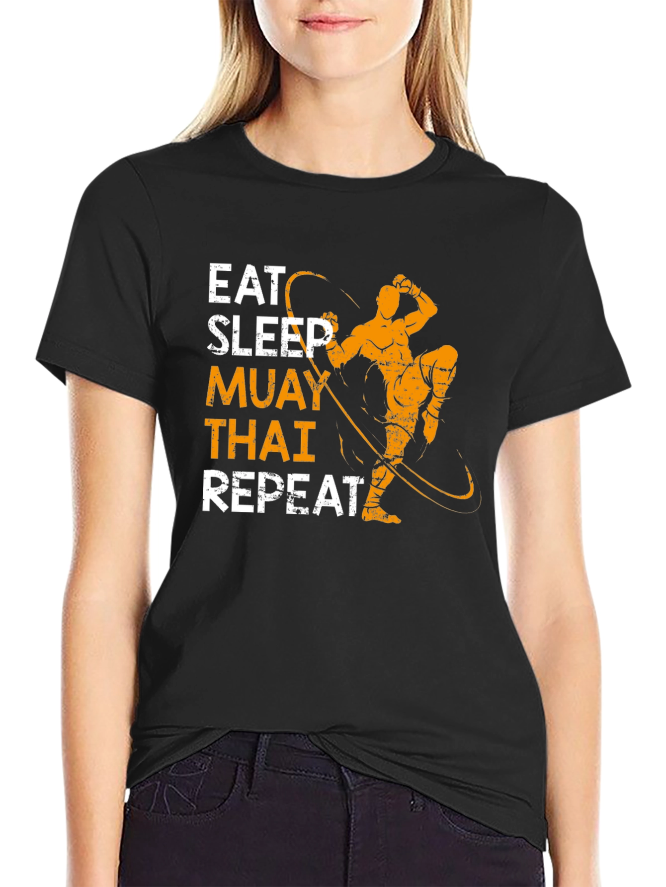 Eat Sleep Muay Thai Repeat T-Shirt
