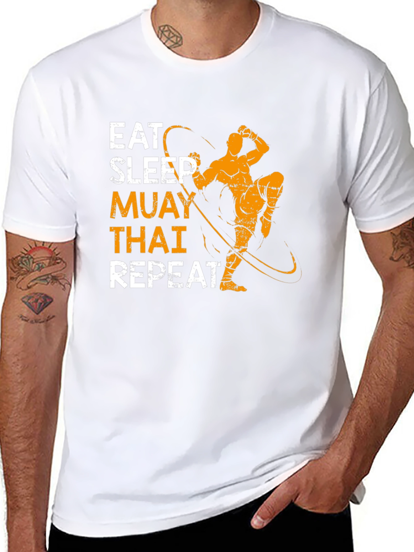 Eat Sleep Muay Thai Repeat T-Shirt