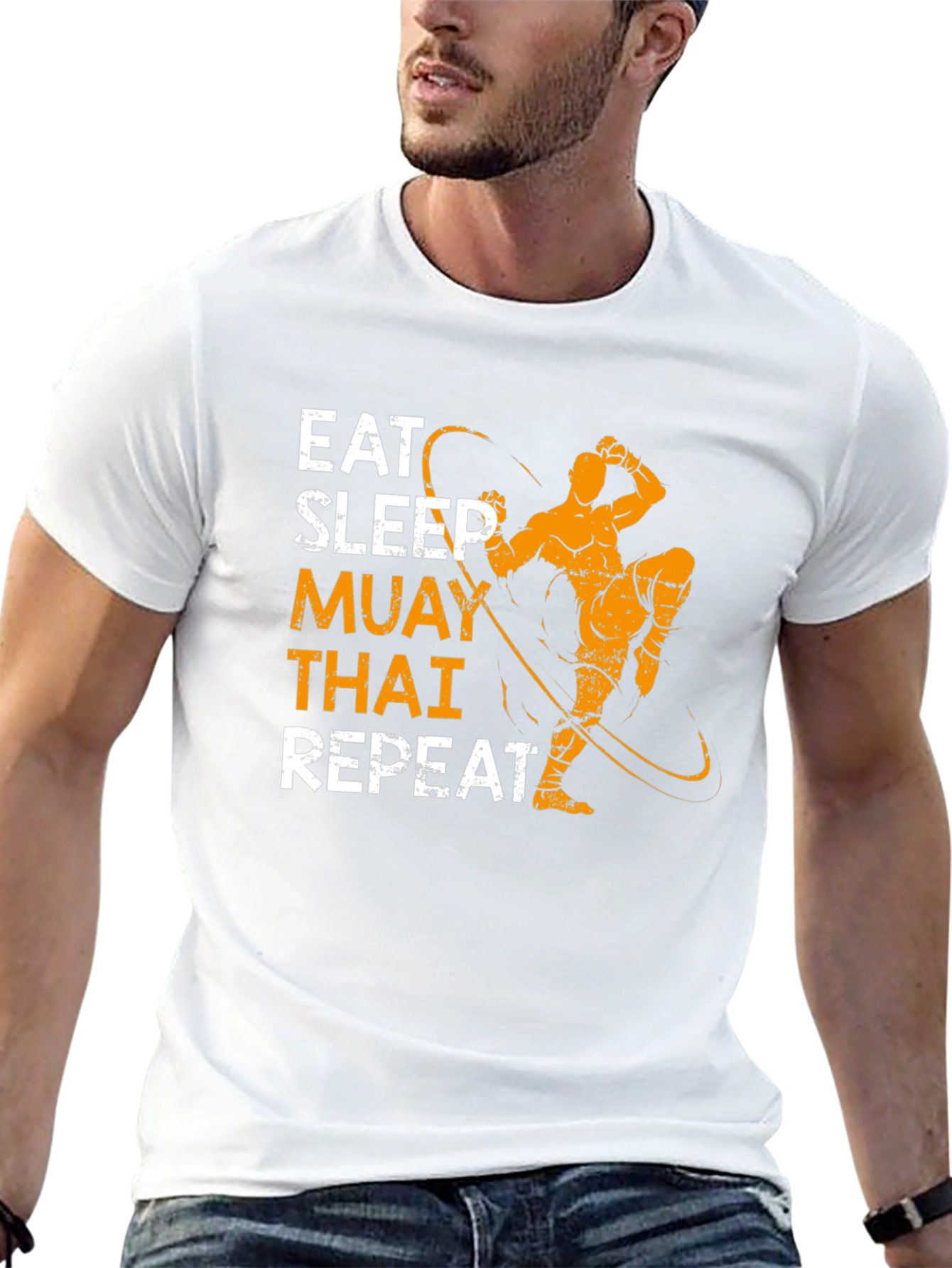 Eat Sleep Muay Thai Repeat T-Shirt