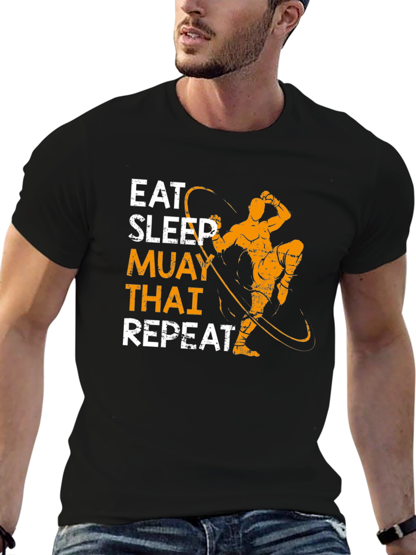 Eat Sleep Muay Thai Repeat T-Shirt