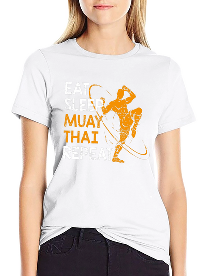 Eat Sleep Muay Thai Repeat T-Shirt
