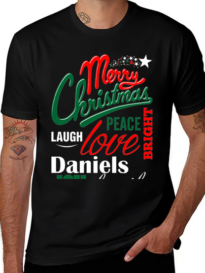 Merry Christmas Personalized T-Shirt